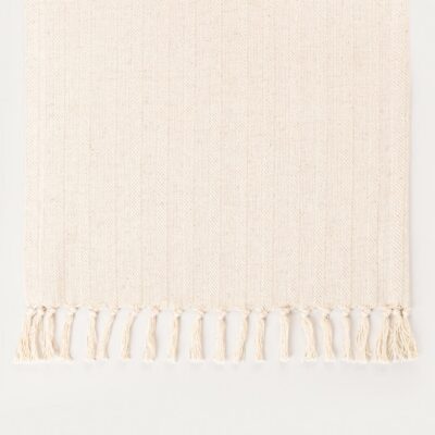 Runner | PANSY | with ecru tassels | 40x160 cm | 750960