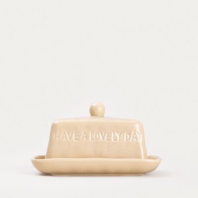 Миска для масла | ISERNIA | бежевая | 14,5x8 см | 778339