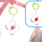 KX5873 Mata Edukacyjna Kojec Basen z piłeczkami różowa 5