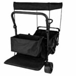 Wozek-transportowy-LUARO-plazowy-skladany-z-daszkiem-i-siatka-120l-czarny-184397