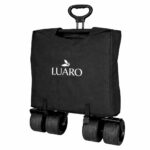 Wozek-transportowy-LUARO-plazowy-skladany-z-daszkiem-i-siatka-120l-czarny-184402