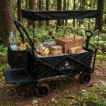 Wozek-transportowy-LUARO-plazowy-skladany-z-daszkiem-i-siatka-120l-czarny-184548