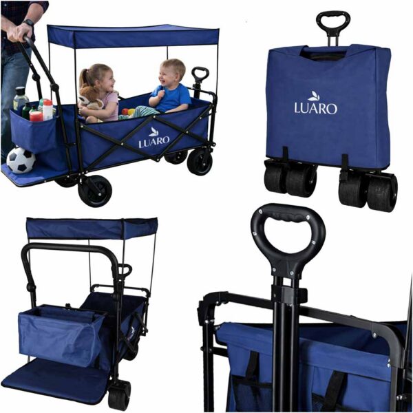 Wozek-transportowy-LUARO-plazowy-skladany-z-daszkiem-i-siatka-120l-granatowy-184393 Wozek-transportowy-LUARO-plazowy-skladany-z-daszkiem-i-siatka-120l-granatowy-184393