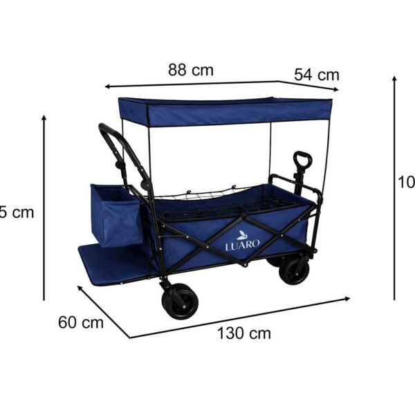 Wozek-transportowy-LUARO-plazowy-skladany-z-daszkiem-i-siatka-120l-granatowy-184539 Wozek-transportowy-LUARO-plazowy-skladany-z-daszkiem-i-siatka-120l-granatowy-184539