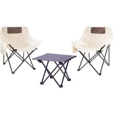 СКЛАДНОЙ ДОРОЖНЫЙ НАБОР 3 В 1 СТОЛ И 2 СТУЛА REDCLIFFS