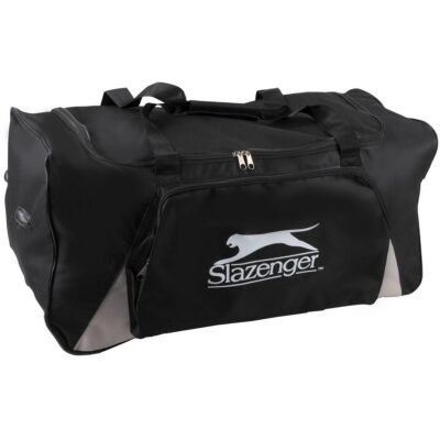 ДОРОЖНАЯ СПОРТИВНАЯ СУМКА С КОЛЕСАМИ ЧЕРНАЯ SLAZENGER