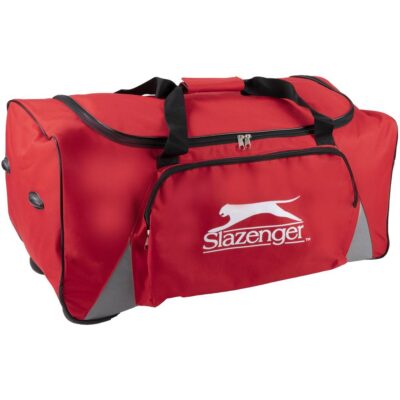 TRAVEL SPORTS BAG WITH WHEELS RED SLAZENGER