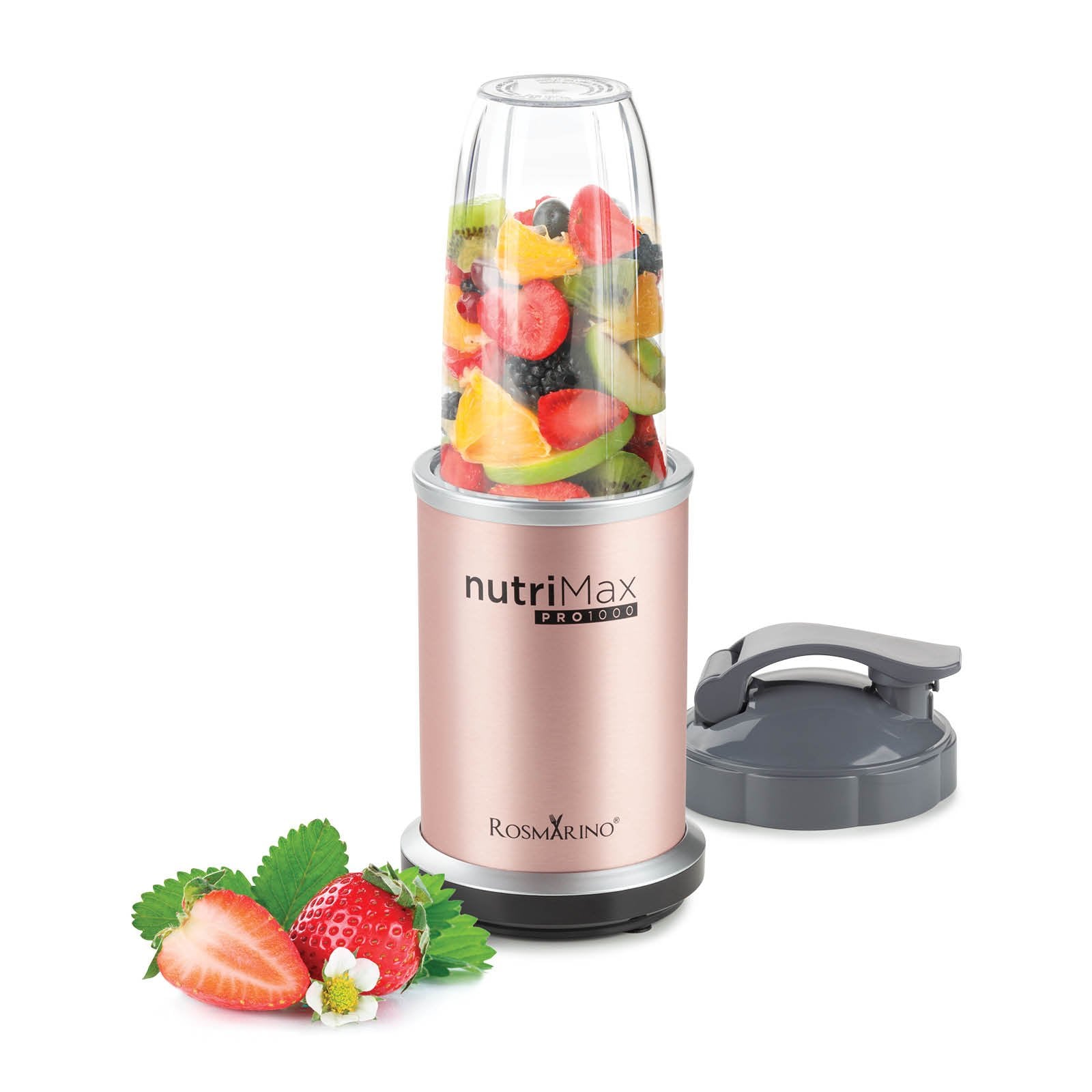 Blenderis Rosmarino NutriMax PRO 1000, rozā zelts