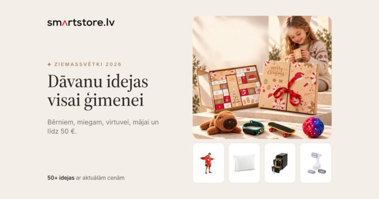 Ziemassvētku dāvanu idejas visai ģimenei – smartstore.lv